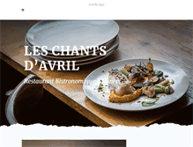 Tablet Screenshot of leschantsdavril.fr